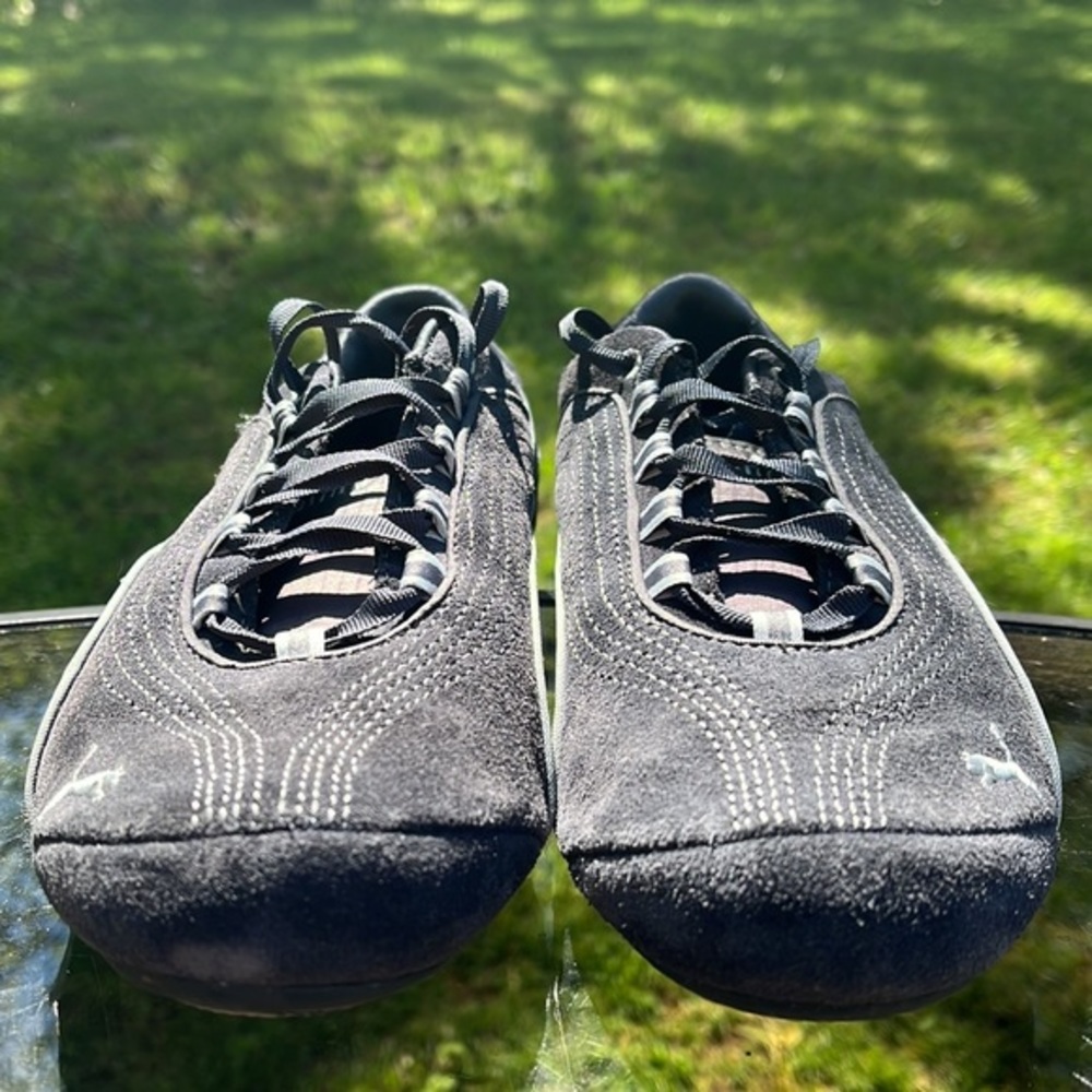 Puma Women’s Soleil Running Shoes size 8, gray suede and white - Picture 4 of 10